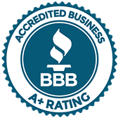 Better Business Bureau Accredited Business with an A+ rating Better Business Bureau Accredited Business with an A+ rating