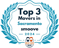 Top 3 Movers in Sacramento 2024 award badge from Great Guys Moving Top 3 Movers in Sacramento 2024 award badge from Great Guys Moving