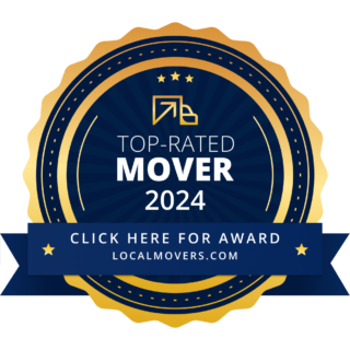 Top-Rated Mover 2024 award from LocalMovers.com Top-Rated Mover 2024 award from LocalMovers.com
