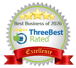 Best Business of 2026 ThreeBest Rated Excellence award Best Business of 2026 ThreeBest Rated Excellence award