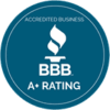 Better Business Bureau Accredited Business with an A+ rating